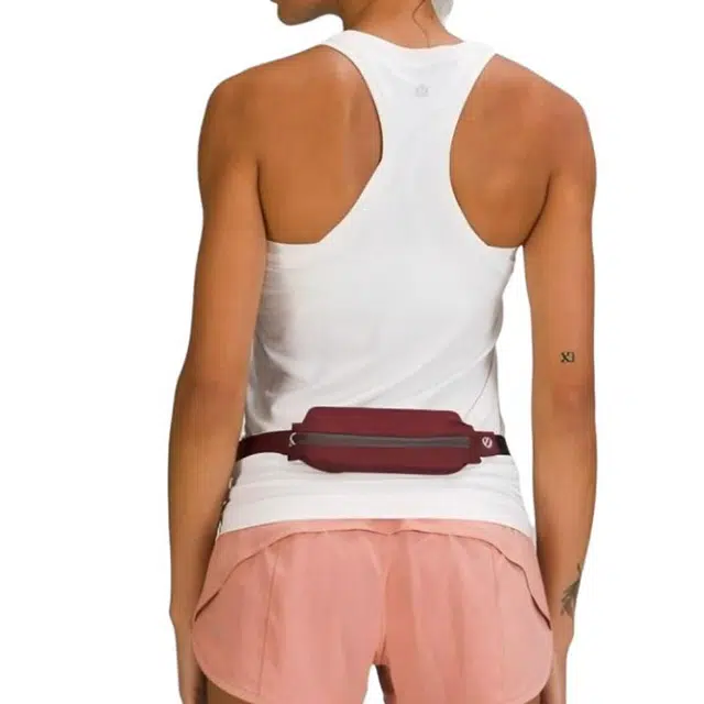 lululemon Fast and Free Mini Waist Bag Smoky Red