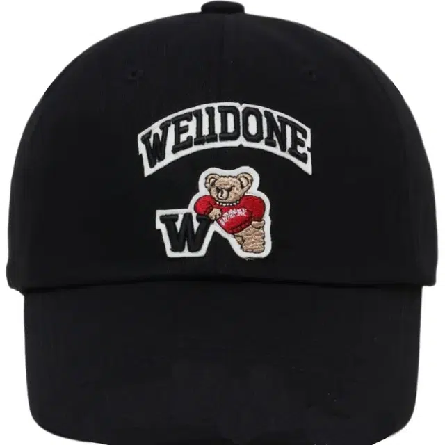 WE11DONE bear-embroidered