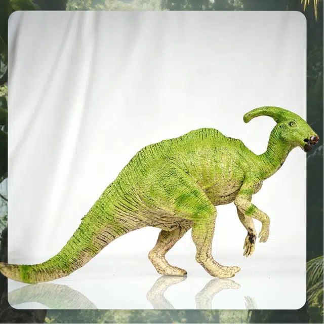 奇艺 绿色副栉龙大号实心恐龙 仿真世界侏罗纪动物 其他静态模型