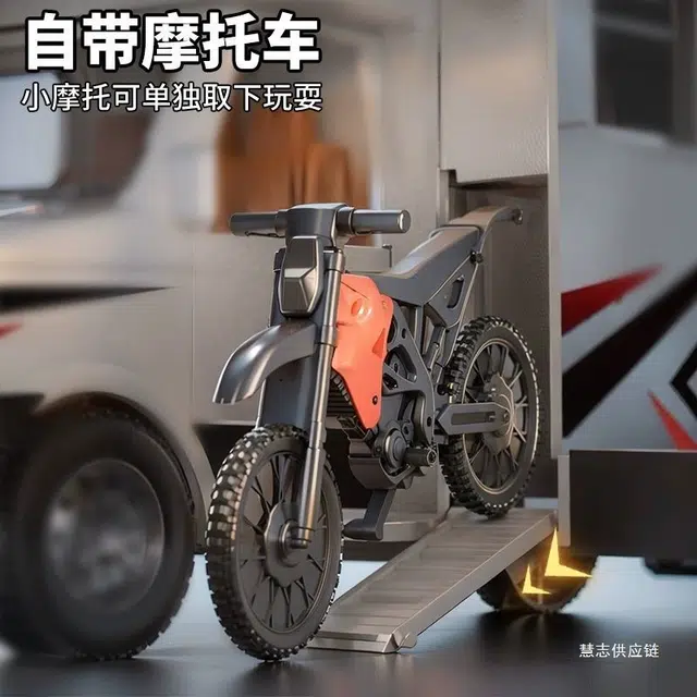 喜顽童 大号豪华房车益智玩具车多功能房车可动声光控玩具 其他静态模型