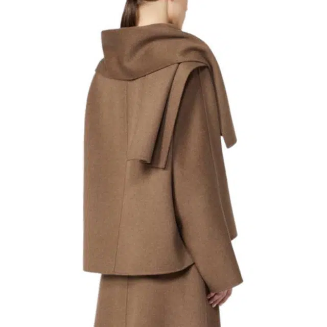 MAX MARA Wool Collar Jacket Slim Fit Women