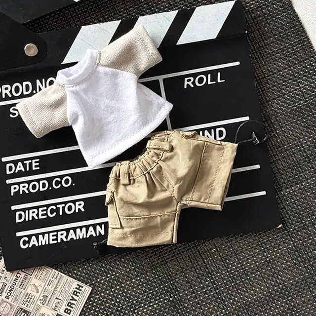 图米鱼 工装探趣 衣服卡通玩偶服套装 娃衣着替