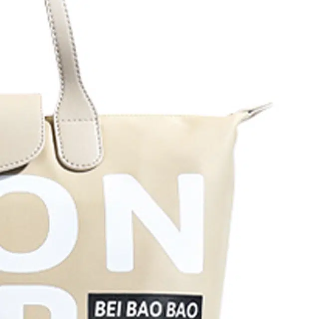 北包包 时尚卡通小熊日常通勤百搭 布 单肩包 女款 浅卡其/黑色