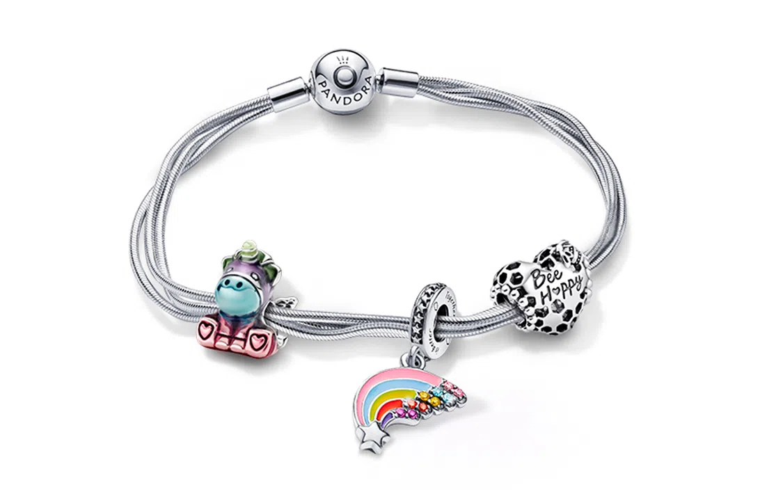 Pandora Rainbow Bracelet Set