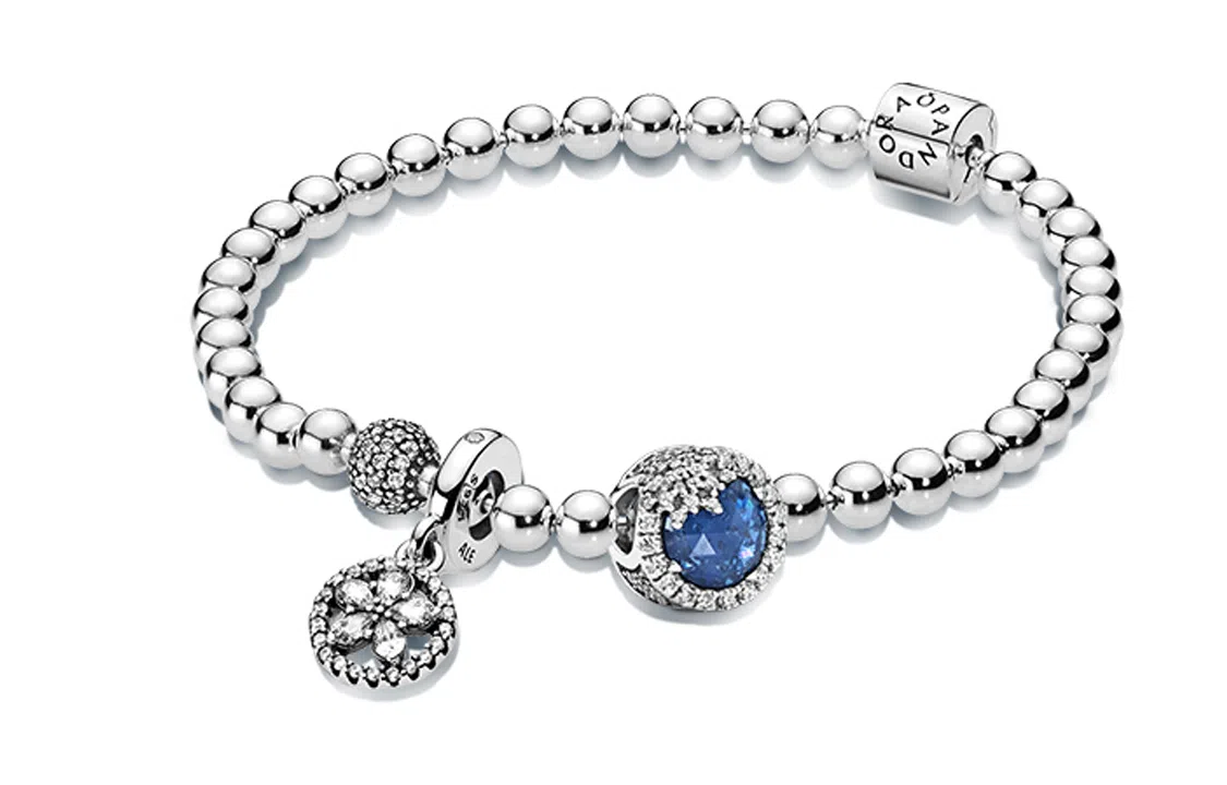 Pandora Silver Star Bracelet Set