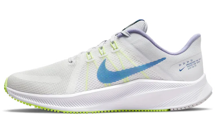 Nike Quest 4 White Blue Yellow