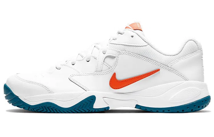 Nike Court Lite 2 White Orange Blue