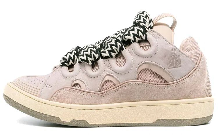 Lanvin Curb leather curb sneakers