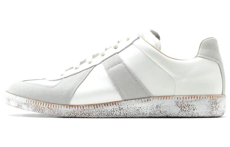 Maison Margiela Replica Painted Low White Grey
