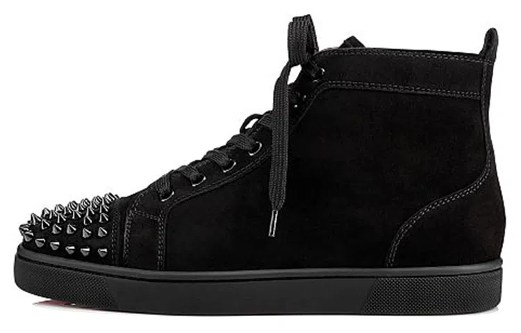 Christian Louboutin Lou Spikes High-Top Black
