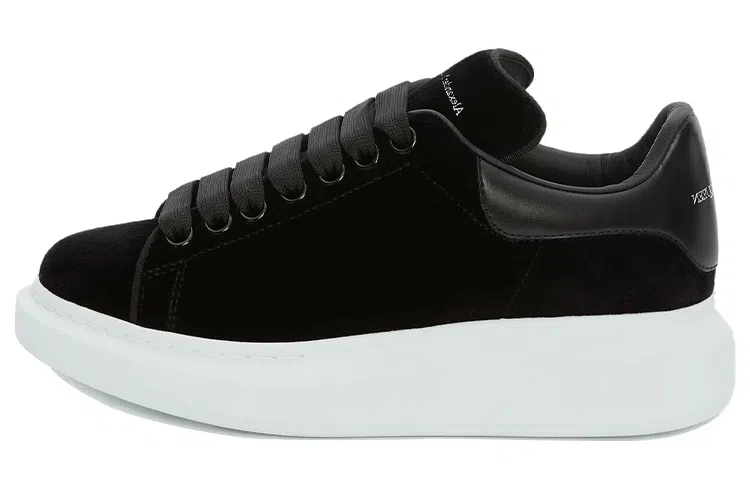 Alexander McQueen Velvet Sneakers Black