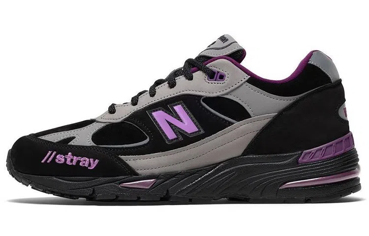 Stray Rats x New Balance 991 Black Purple