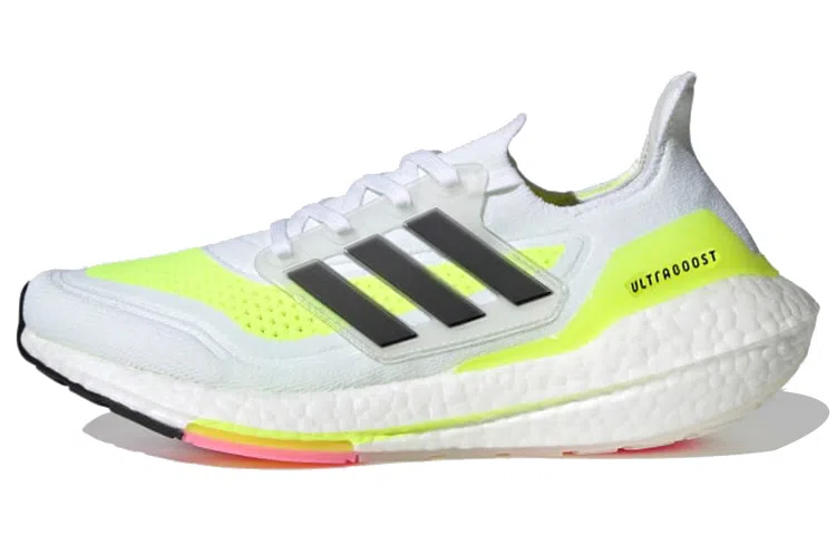adidas Ultraboost 21 White Green Black