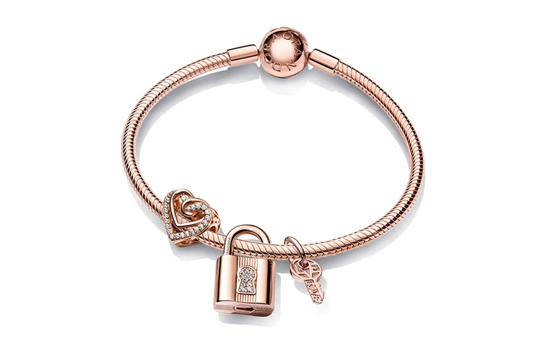 Pandora Love Lock Bracelet Set