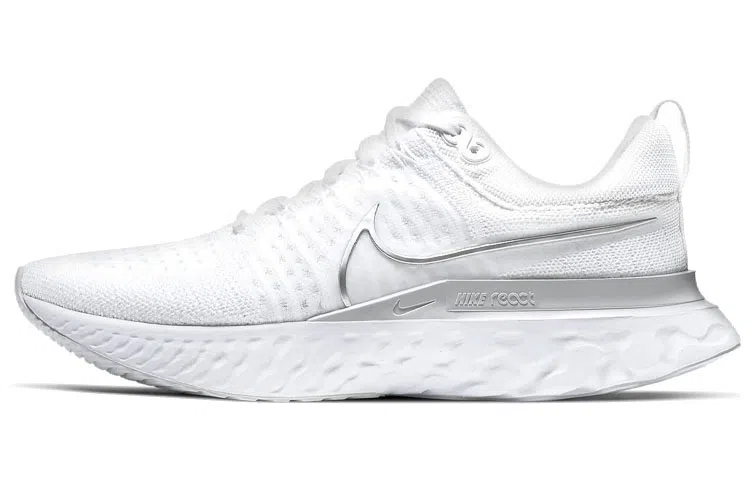 Nike React Infinity Run Flyknit 2 White Silver