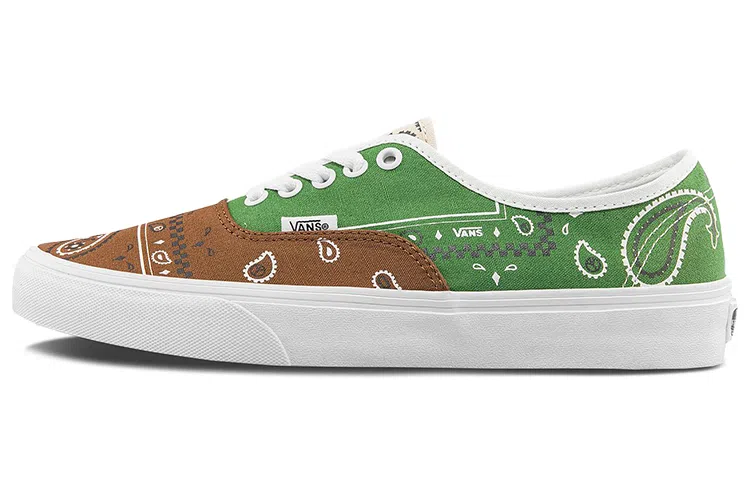 Vans Authentic Paisley Brown Green