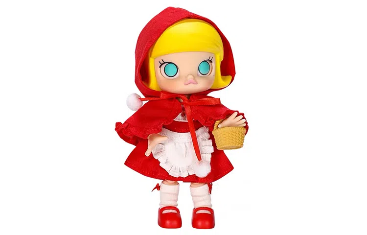 POP MART MOLLY Kenny Swork x MOLLY Little Red Riding Hood BJD