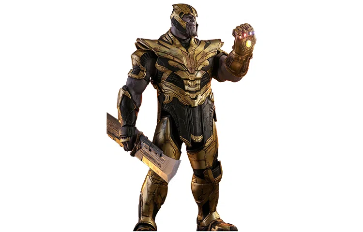 Hot Toys Thanos Avengers 4 Gold Armor 3.0