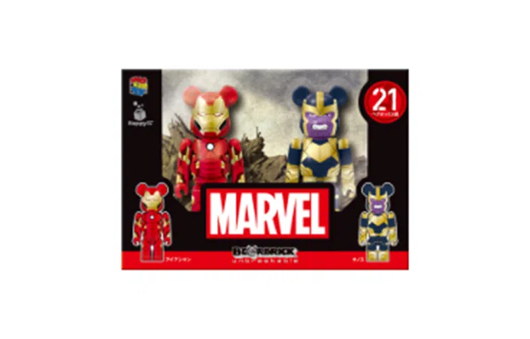 BE@RBRICK Marvel Series Happy Lottery 2021 Blind Box 100%/400%