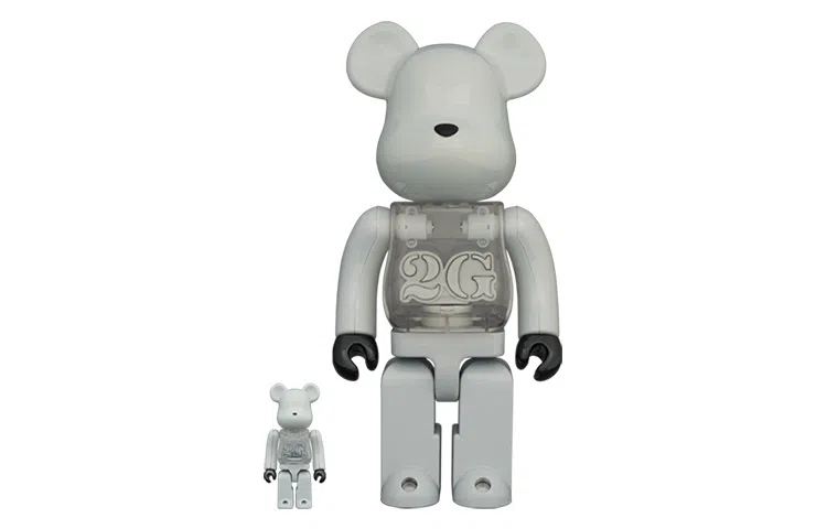 BE@RBRICK 2G White Chrome