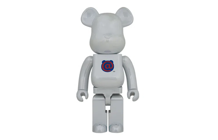 BE@RBRICK 1000% 1st Model White Chrome 20th Anniversary