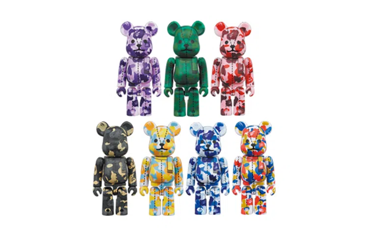 BE@RBRICK x A BATHING APE 28th Anniversary BAPE CAMO Series Blind Box