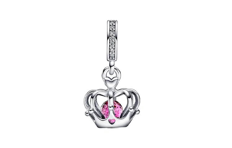 Pandora Crown Charm Multicolor