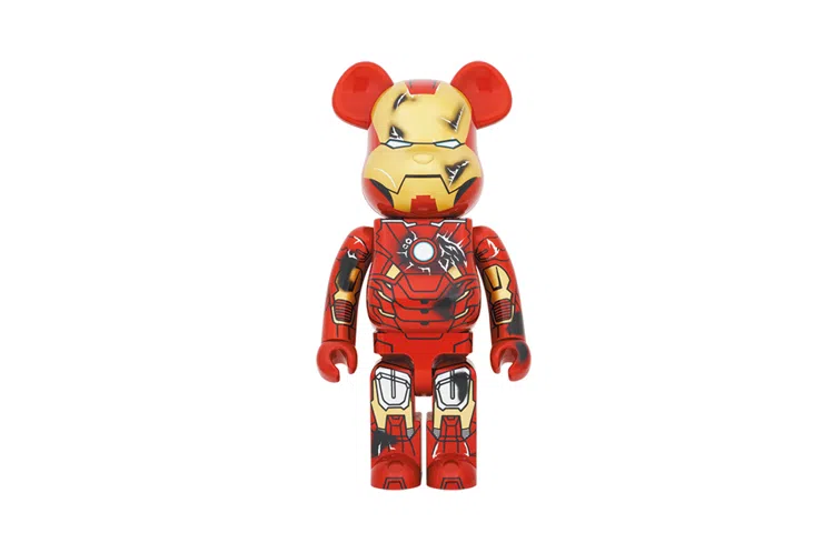 BE@RBRICK Marvel Iron Man MK7 Battle Damage 1000%