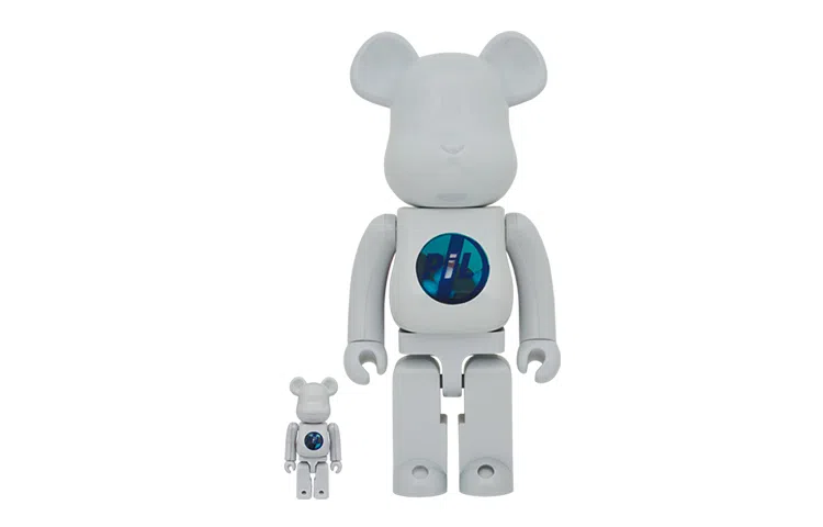 BE@RBRICK PiL CHROME Ver. White Electroplated 100%+400%