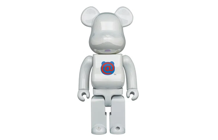 BE@RBRICK 1000% 1st Model White Chrome 20th Anniversary