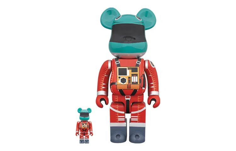 BERBRICK Space Suit Green Helmet-Orange Suit