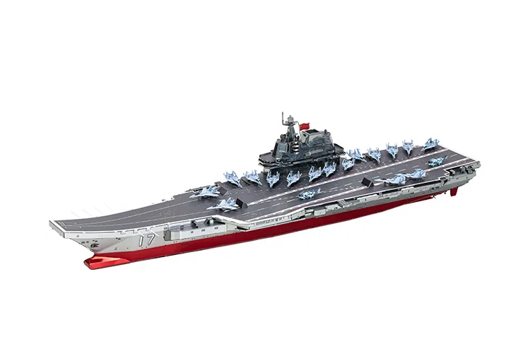 艺模 大国重器 大国重器百年历程南湖红船山东舰金属拼装模型 积木