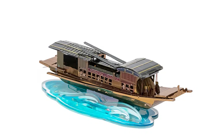 艺模 大国重器 大国重器百年历程南湖红船山东舰金属拼装模型 积木
