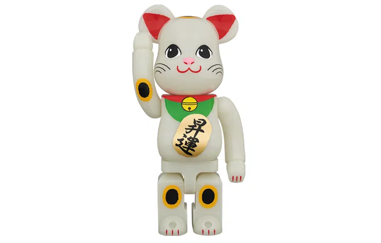 BE@RBRICK Lucky Cat Glow Trendy Figure 100%400%