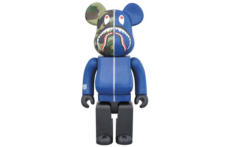 BE@RBRICK x BAPE BLACK Shark Blue