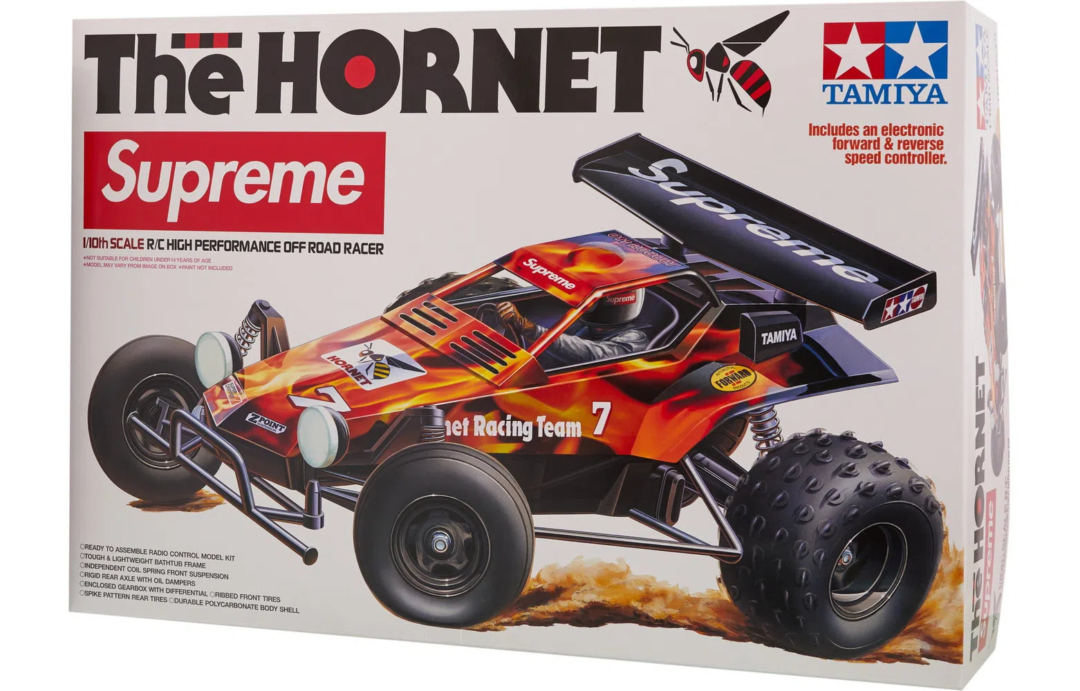 FW18 Hornet RC Car Flames