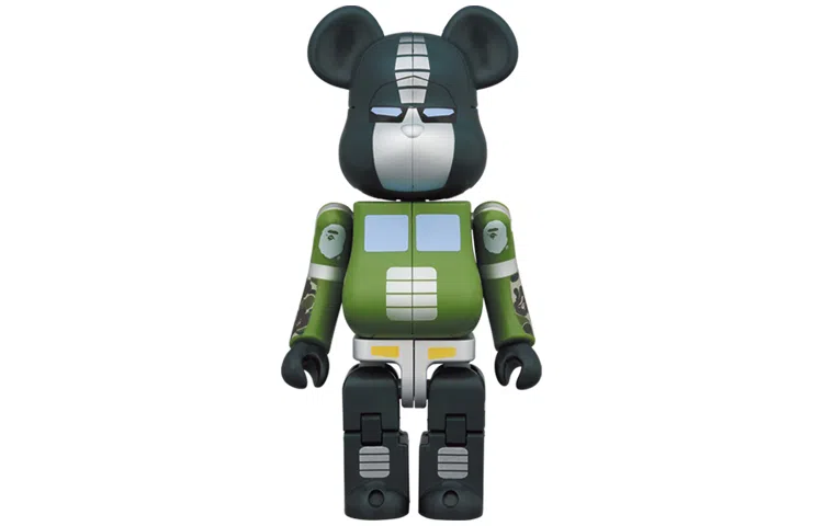 BE@RBRICK x BAPE TRANSFORMERS Optimus Prime Green 200%