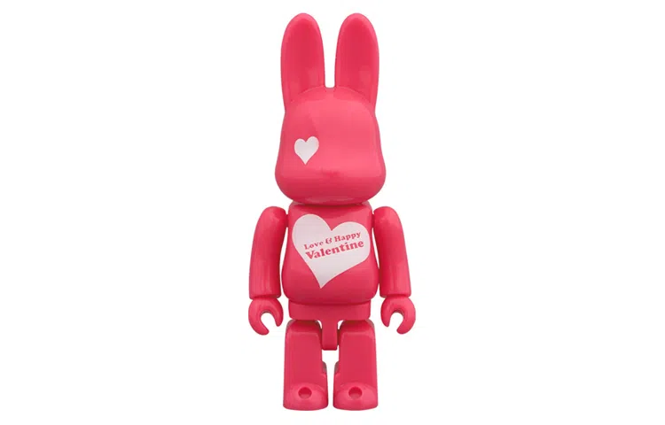 BE@RBRICK R@BBRICK LOVE Happy 2016 Valentine's Rabbit 100%