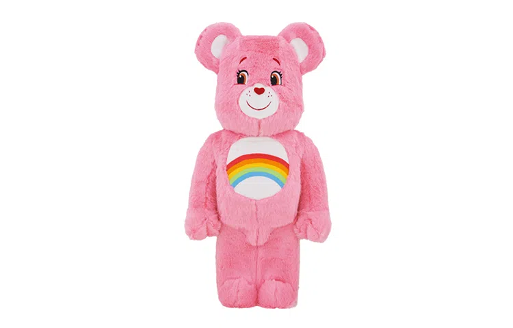 BE@RBRICK Cheer Bear Costume Pink Plush