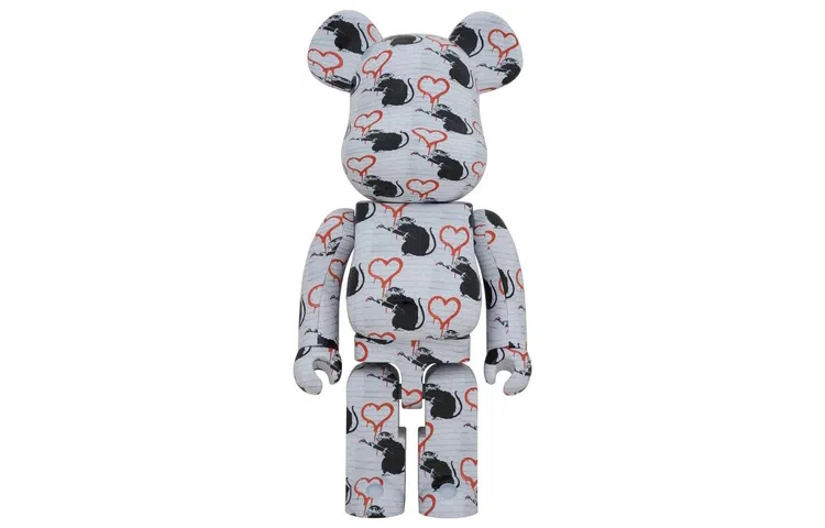 BE@RBRICK Banksy Love Rat