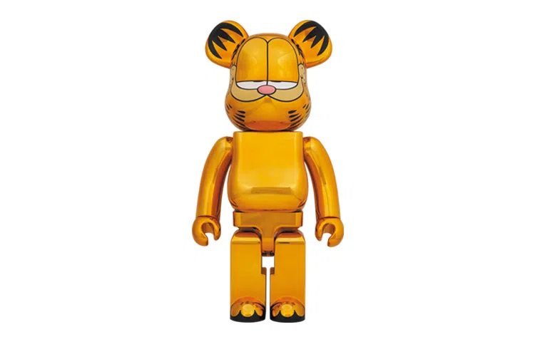 BERBRICK GARFIELD GOLD CHROME Ver 1004001000 7cm28cm70cm