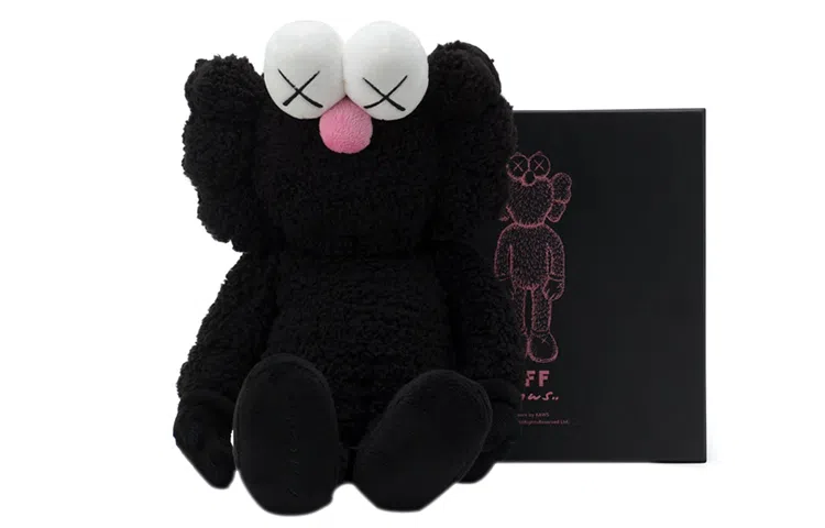 KAWS BFF Plush Toy Black