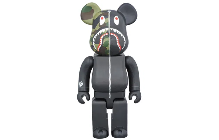 BE@RBRICK x BAPE Shark Black