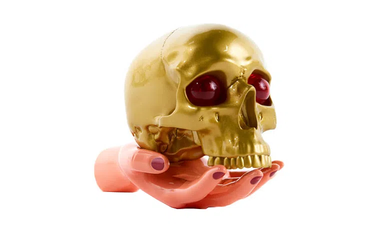 P.A.M LAMP x MEDICOM TOY GOLD 16.5cm