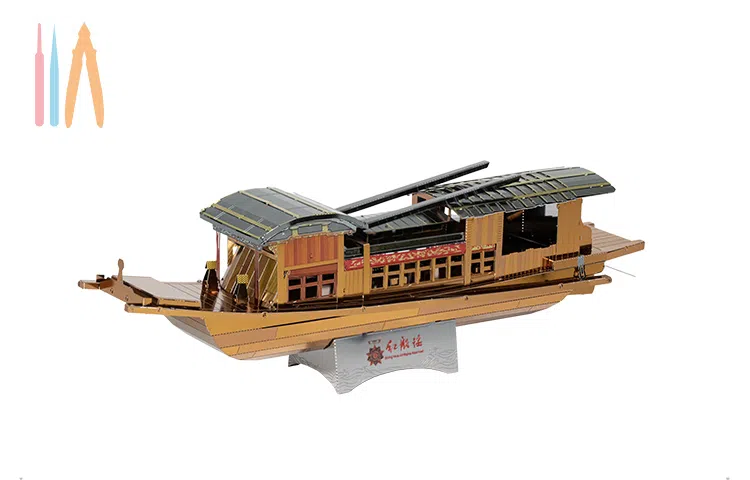 艺模 大国重器 大国重器百年历程南湖红船山东舰金属拼装模型 积木