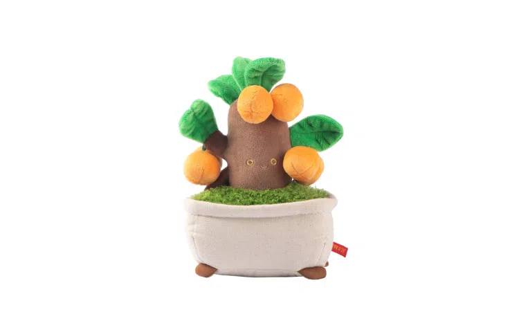 博物文创 盆栽 金桔树 毛绒