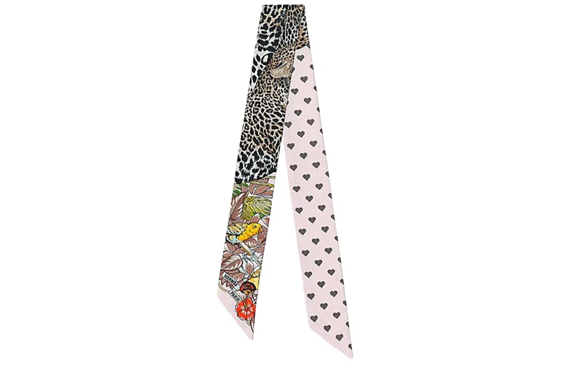 Hermes Twilly Jungle Love Pink Scarf