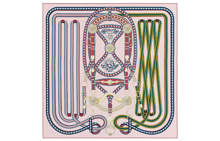 Hermes 90cm "Grand Celebration" Scarf Multicolor