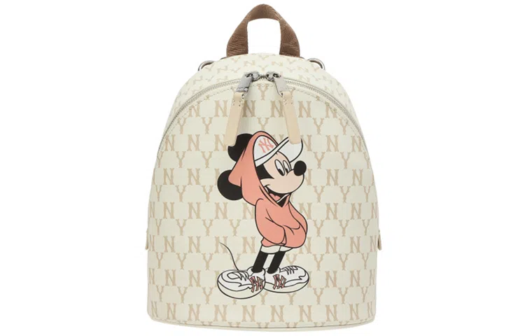 MLB x Disney NY Yankees Mini Backpack Beige/Black