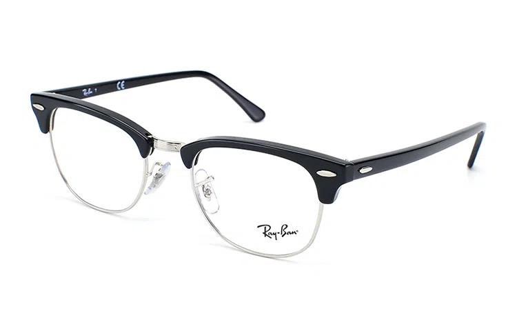 RayBan Semi-Rimless Square Optical Frame